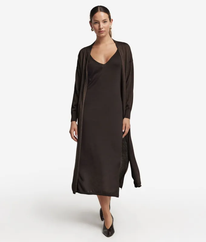Abito sottoveste in Cashmere Ultrafine