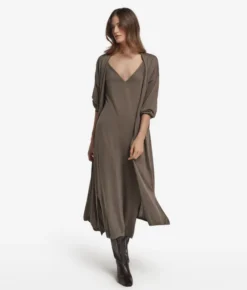 Abito sottoveste in Cashmere Ultrafine