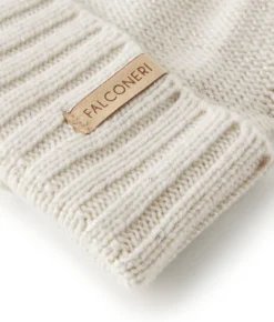 Berretto a coste in Cashmere Ultrasoft e paillettes
