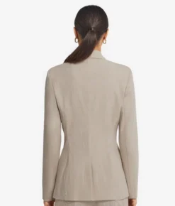 Blazer monopetto in cotone