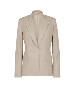 Blazer monopetto in cotone