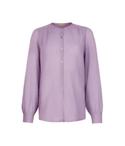 Blusa goffrata in seta cotone
