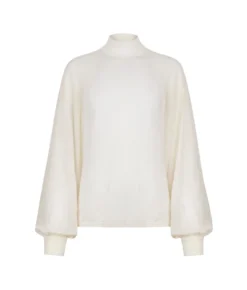 Blusa in Cashmere Ultrafine con inserto in seta