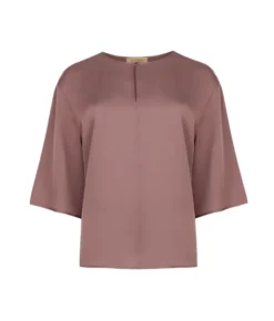 Blusa in raso opaco