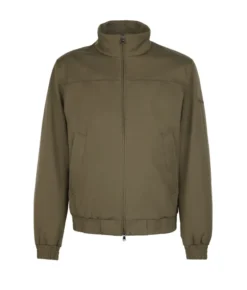 Bomber tecnico in cotone cashmere
