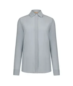 Camicia in seta con colletto