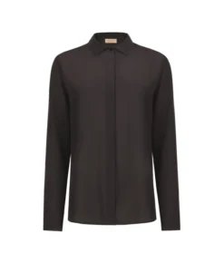 Camicia in seta con colletto