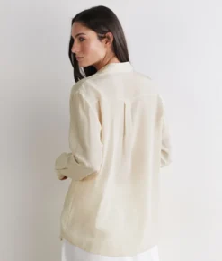 Camicia in seta con colletto
