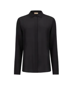Camicia in seta con colletto
