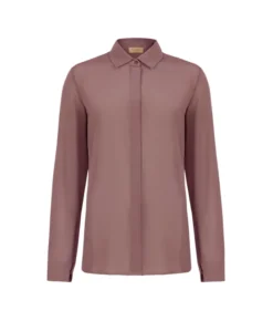 Camicia in seta con colletto