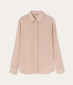 Camicia in seta con colletto
