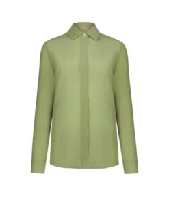 Camicia in seta con colletto
