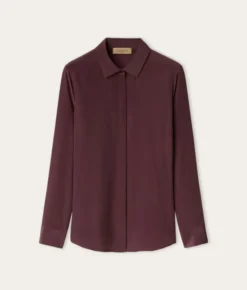 Camicia in seta con colletto