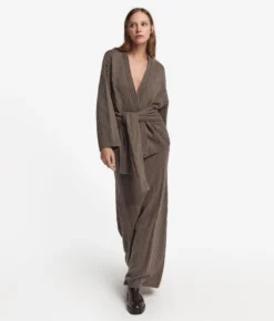 Cappa con lavorazione a trecce in Cashmere Ultrasoft