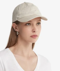 Cappello baseball in lino