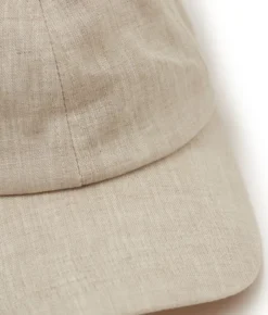 Cappello baseball in lino