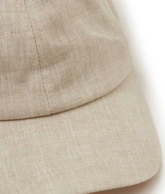 Cappello baseball in lino