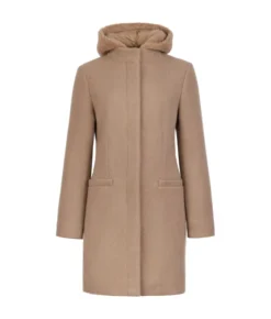 Cappotto con cappuccio in cashmere