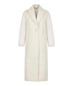 Cappotto con intreccio in cashmere