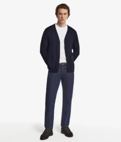 Cardigan con bottoni in Cashmere Ultrafine