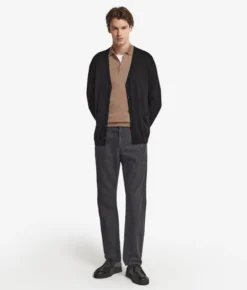Cardigan con bottoni in Cashmere Ultrafine
