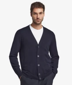 Cardigan con bottoni in Cashmere Ultrasoft