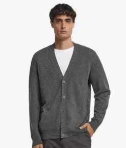 Cardigan con bottoni in Cashmere Ultrasoft