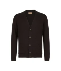 Cardigan con bottoni in Cashmere Ultrasoft