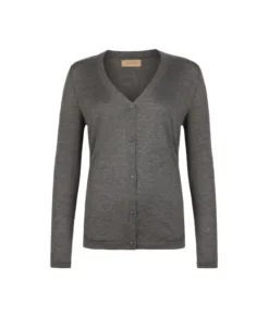 Cardigan con scollo a V in Cashmere Ultrafine