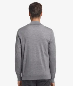 Cardigan con zip in Cashmere Ultrafine