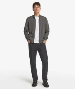 Cardigan con zip in Cashmere Ultrafine