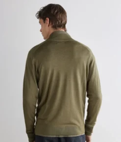 Cardigan con zip in Cashmere Ultrafine
