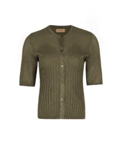 Cardigan trafori lamè