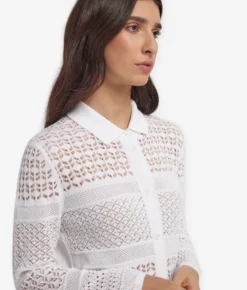 Chemisier crochet in cotone