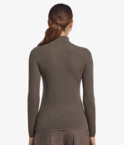 Dolcevita a costina in Cashmere Ultrafine