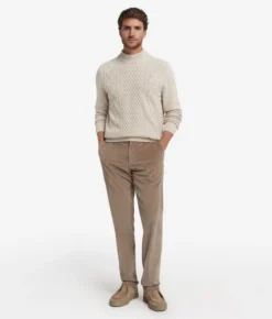 Dolcevita con motivo Fisherman in Cashmere Ultrasoft