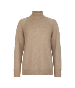 Dolcevita con trecce in Cashmere Undyed Ultrasoft