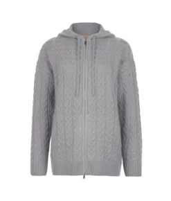 Felpa trecce in Cashmere Ultrasoft