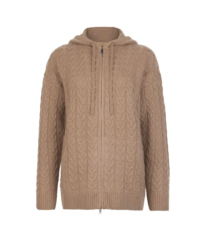 Felpa trecce in Cashmere Ultrasoft