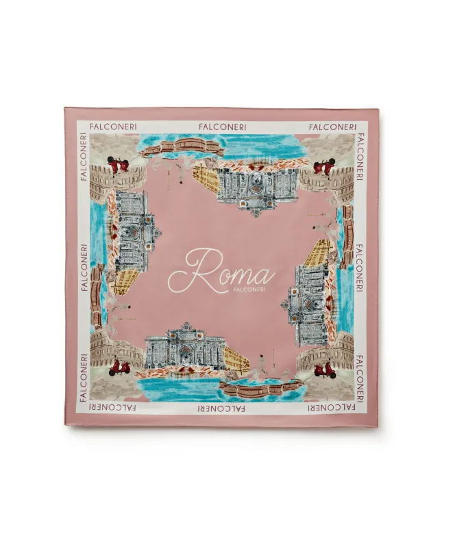 Foulard città in seta