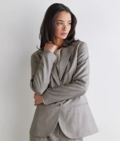 Giacca in cashmere e seta