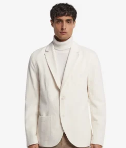 Giacca in velluto di lana e cashmere