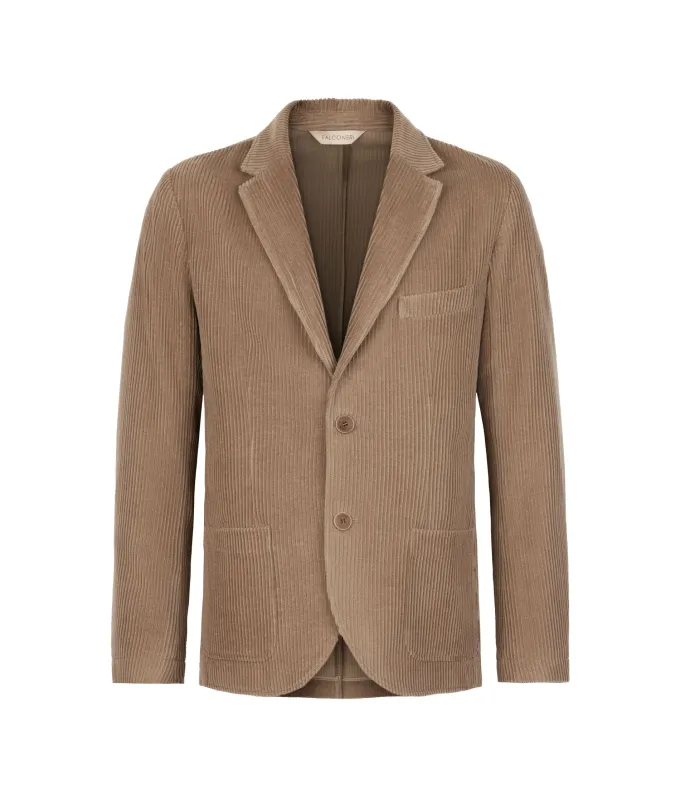 Giacca in velluto di lana e cashmere