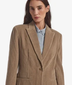 Giacca in velluto di lana e cashmere