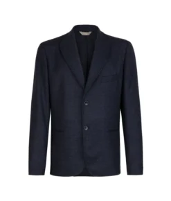 Giacca pied de poule in cashmere seta