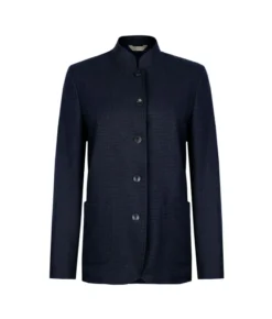 Giacca pied de poule in cashmere seta