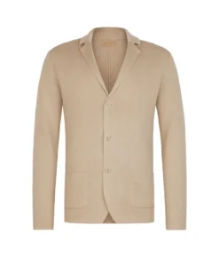 Giacca punto stoffa in lino cotone