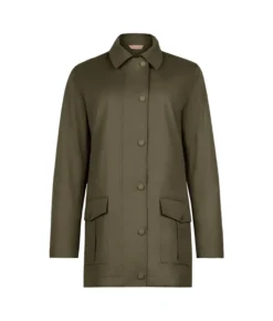 Giacca tecnica in cotone e cashmere