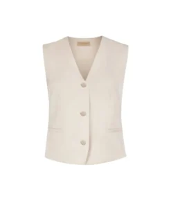 Gilet in raso opaco