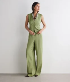Gilet in raso opaco